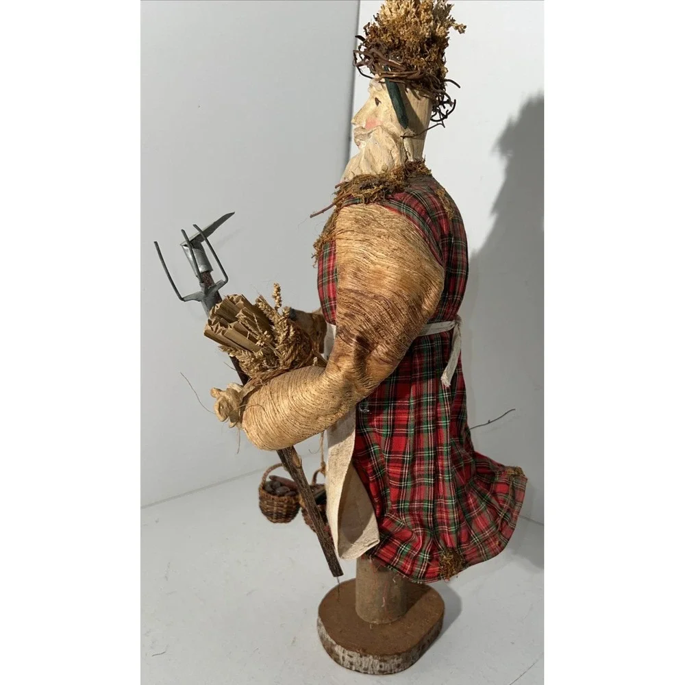 Silvestri Gardener Farmer Scottish Rustic Primitive Autumn Decor‎ Cottage Core